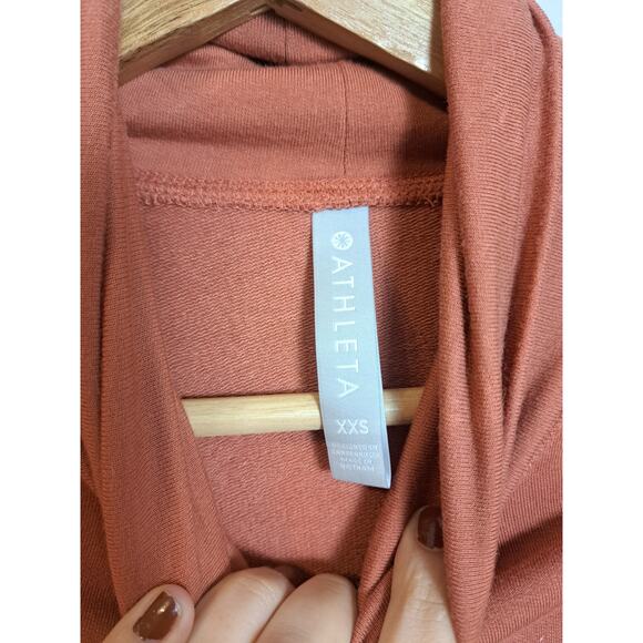 Athleta Tops Athleta Cropped Funnel Neck In Nirvana Sz XXS - Picture 3 of 5